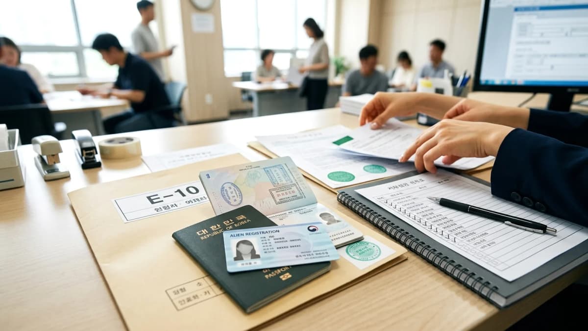 Checklist Visa thuyền viên E-10 2026