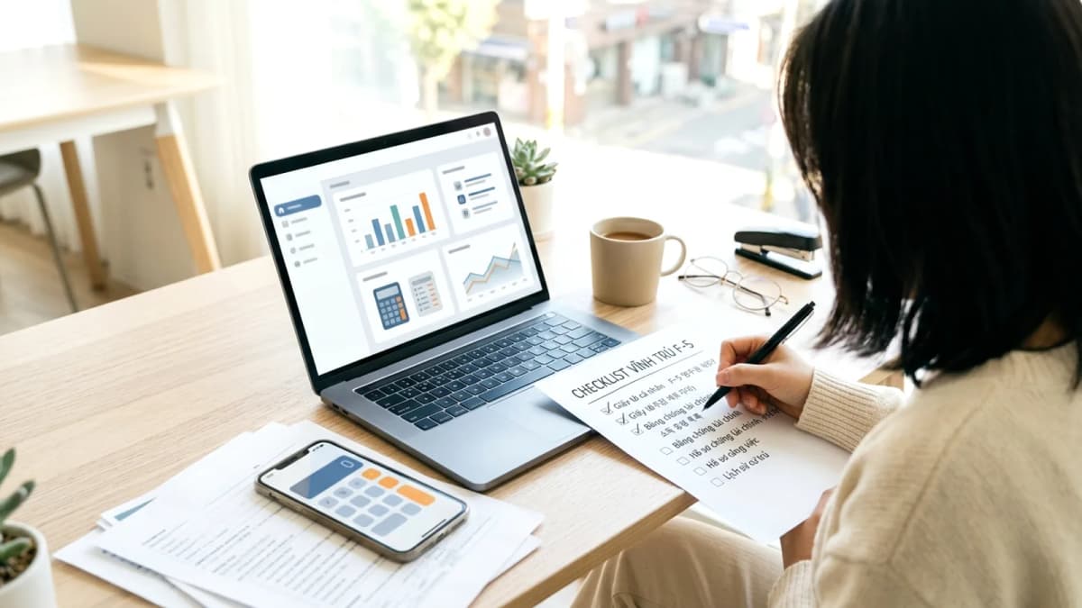Công cụ checklist vĩnh trú F-5 online