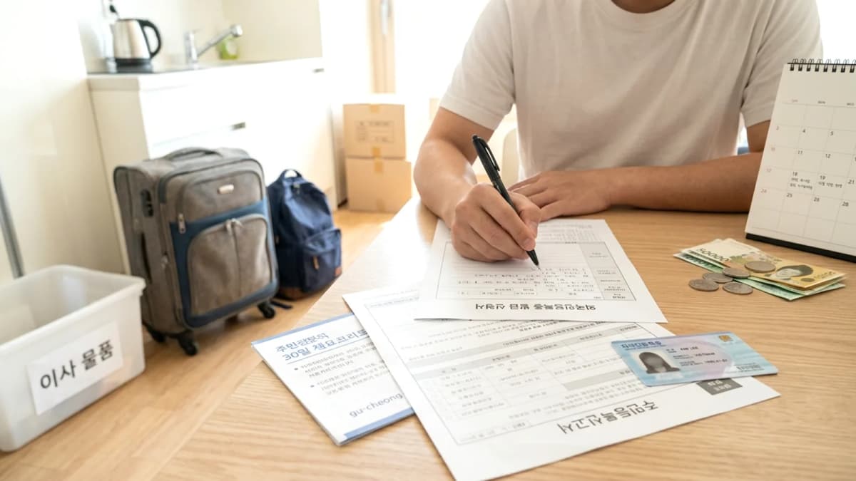 Hướng dẫn checklist 30 ngày đầu cho người Việt ở Hàn