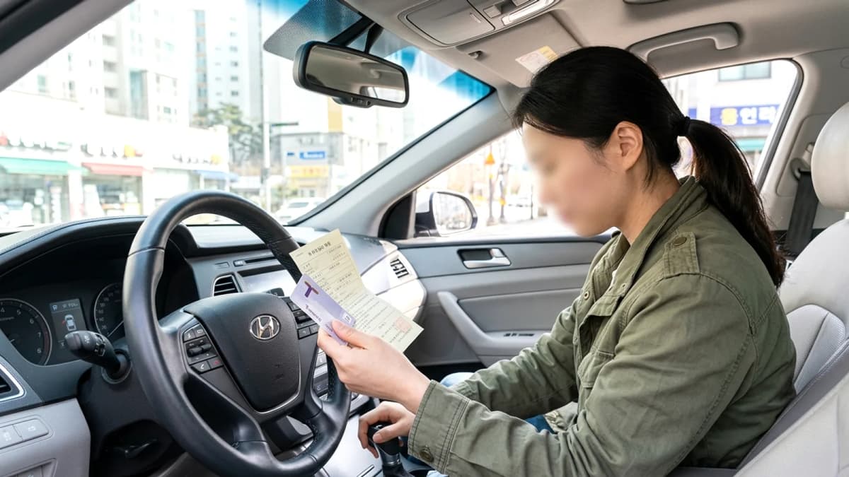 Kinh nghiệm bị phạt giao thông ở Hàn
