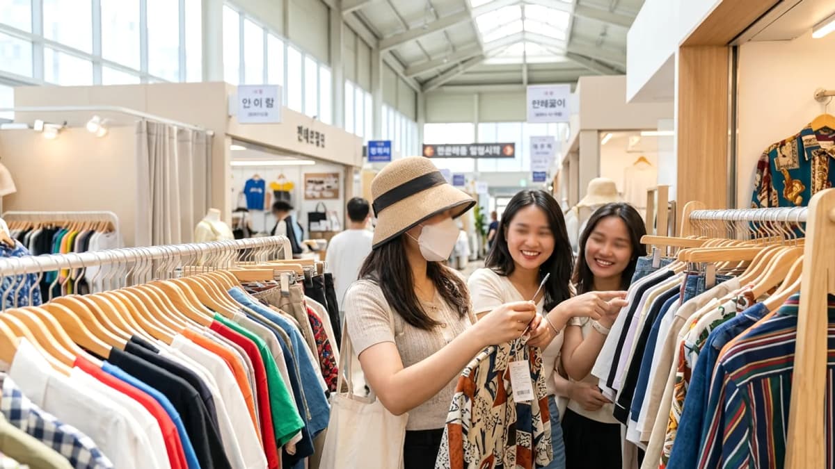 Mua quần áo ở Hàn: size Hàn, chợ Dongdaemun, thương hiệu SPA và đồ cũ vintage Hongdae