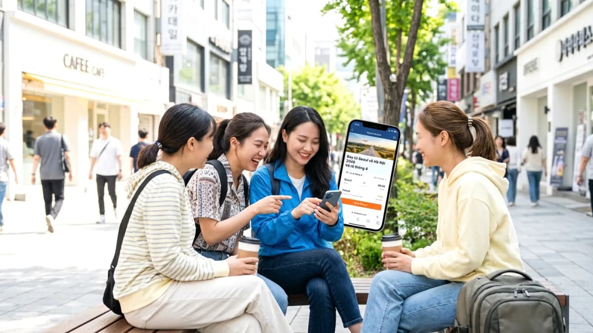 Về Việt Nam từ Hàn 2026: săn vé máy bay rẻ, mùa nào bay tốt, hành lý mang gì