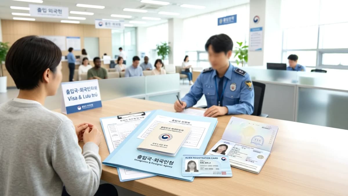 Visa & Lưu trú ở Hàn: Cẩm nang đầy đủ