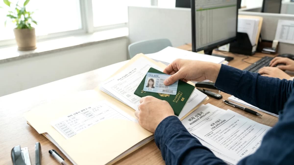 Visa thuyền viên E-10 ở Hàn 2026