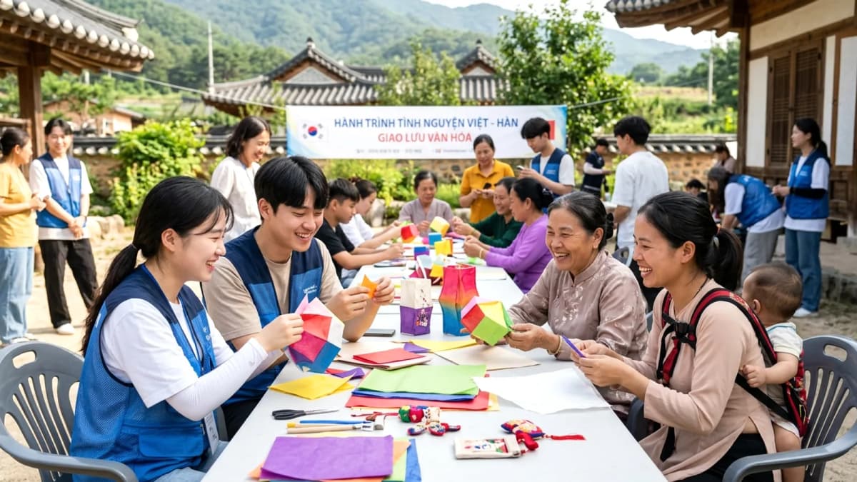 Các đại học Hàn Quốc đẩy mạnh tình nguyện quốc tế theo hướng giao lưu văn hóa