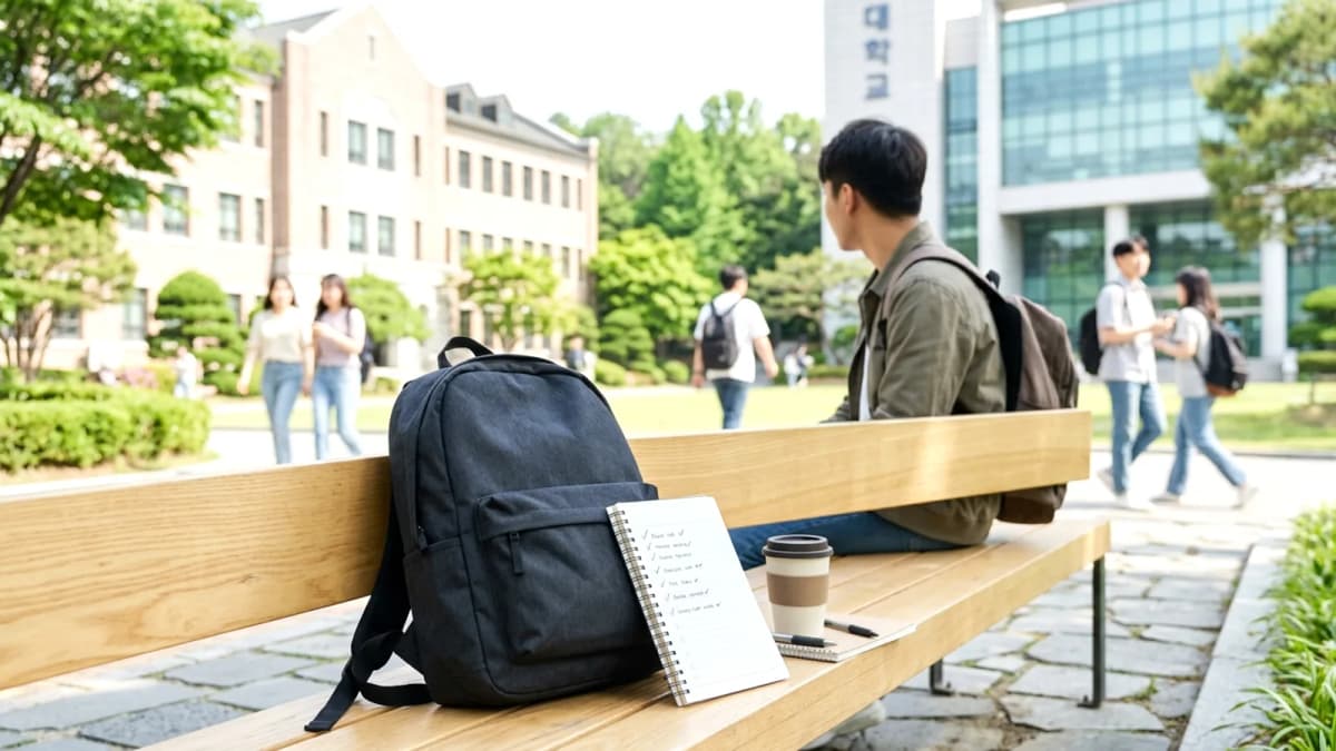 Checklist đại học Hàn Quốc 2026