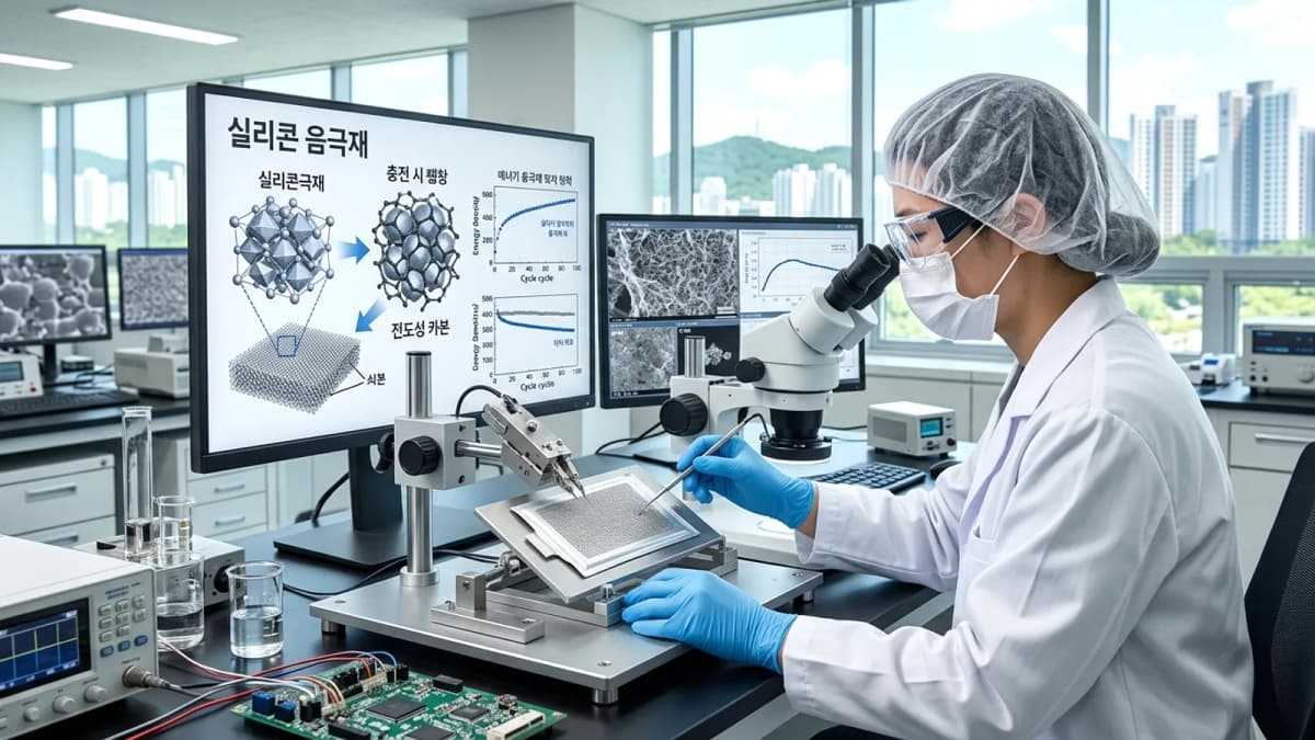 Công nghệ pin đột phá: Hàn Quốc hướng đến vật liệu cực âm silicon