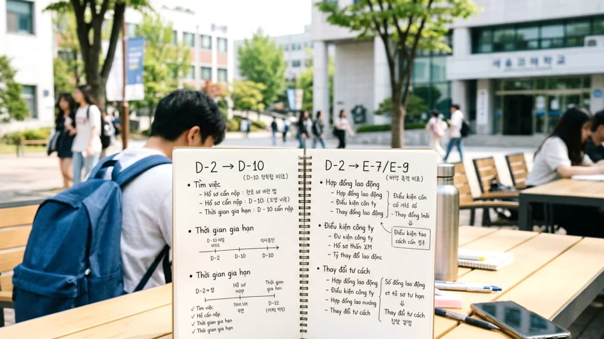 D-10 vs E-7: Sau tốt nghiệp nên xin visa nào?
