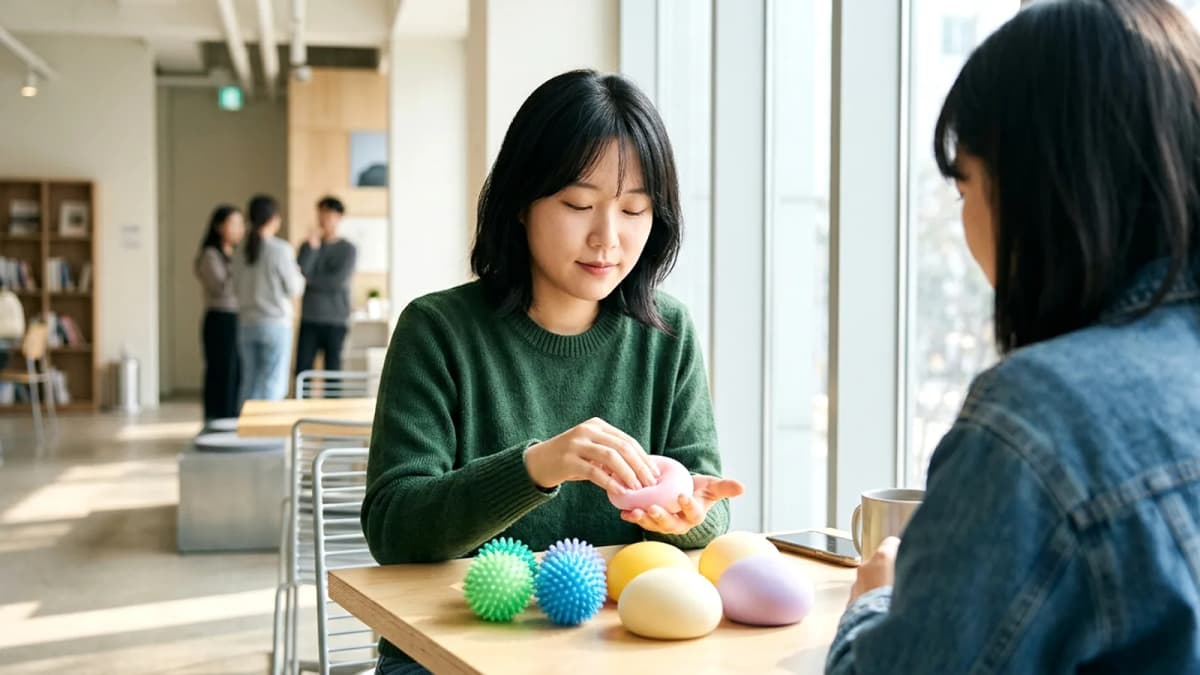 Đồ chơi xúc giác lên ngôi: Mallang-i và Wakppu-ball giúp giới trẻ Hàn Quốc giảm căng thẳng
