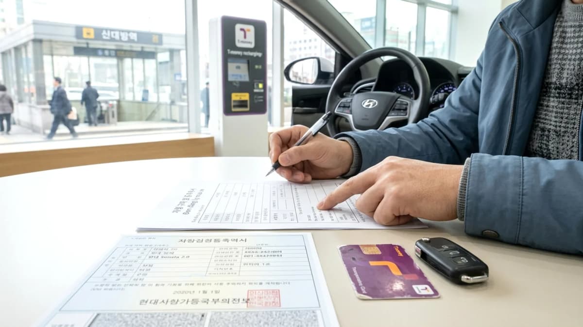 Hướng dẫn mua xe cũ cho người Việt ở Hàn