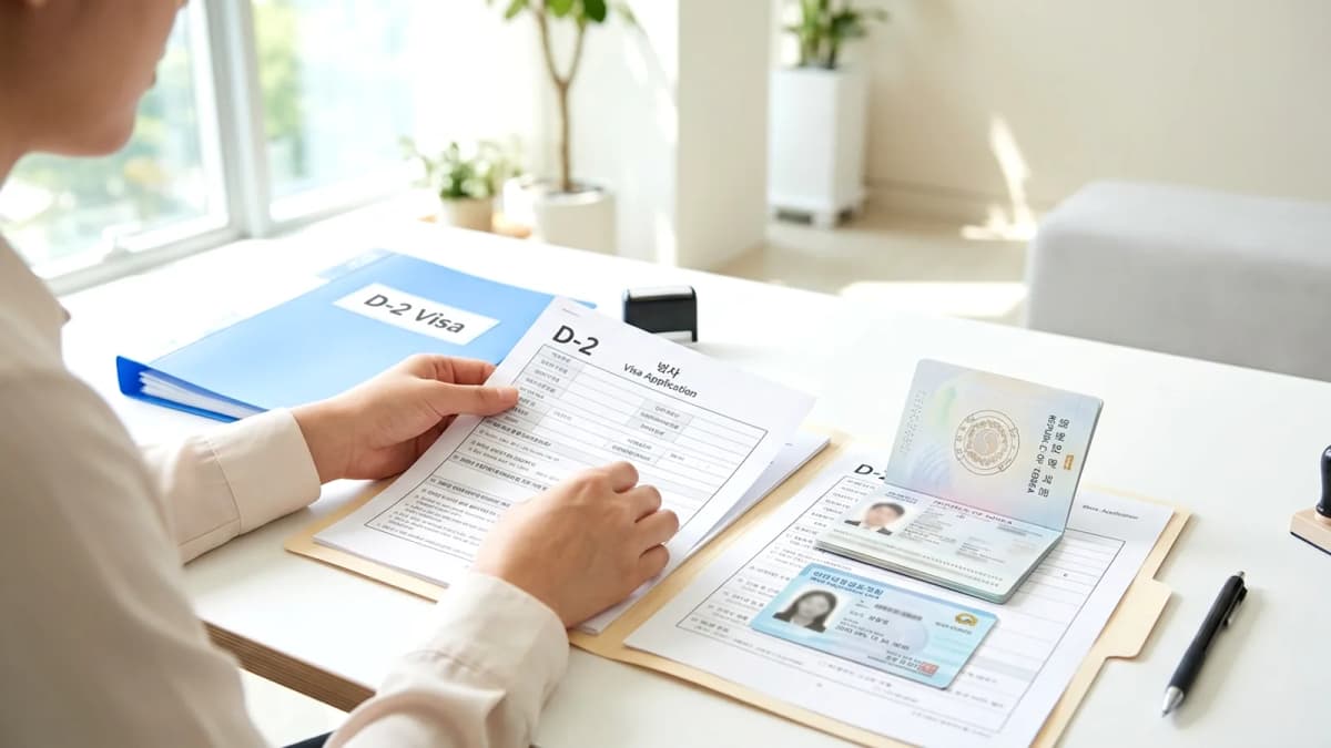 Hướng dẫn visa du học D-2 cho người Việt ở Hàn