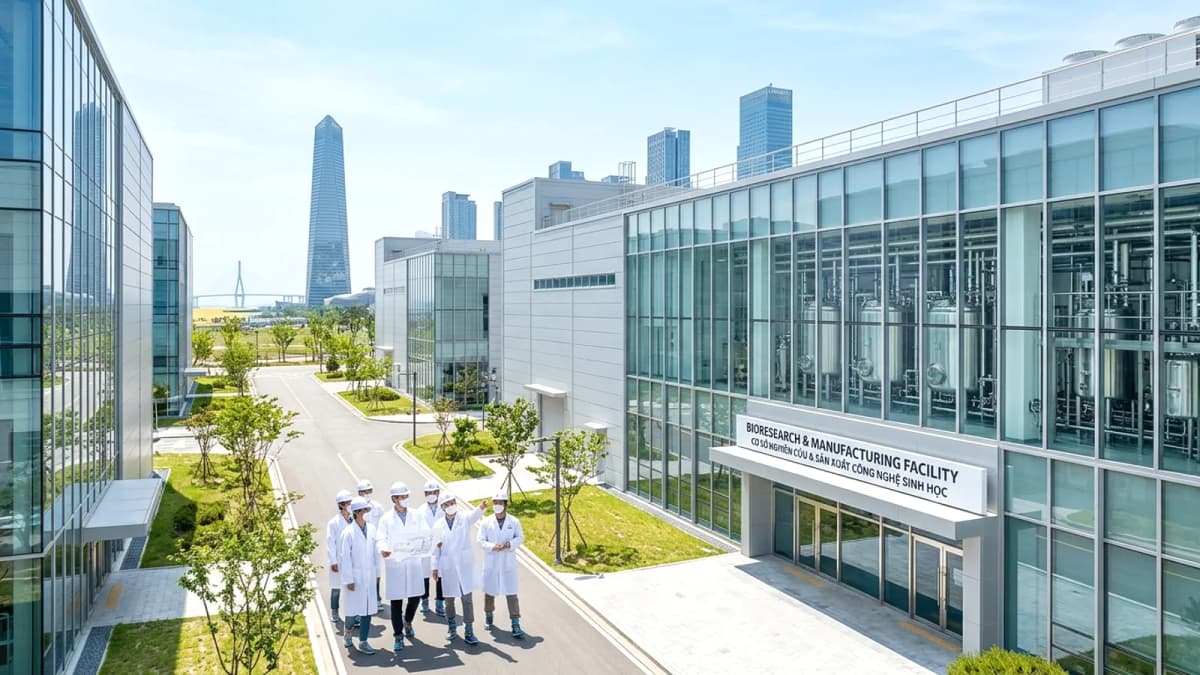 Lotte đẩy mạnh đầu tư vào công nghệ sinh học với nhà máy mới tại Songdo