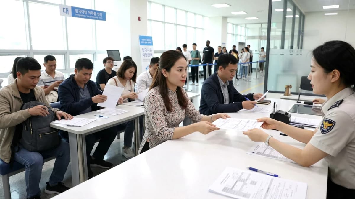 Người Việt dẫn đầu số lượng nhập cảnh dài hạn vào Hàn Quốc năm 2025
