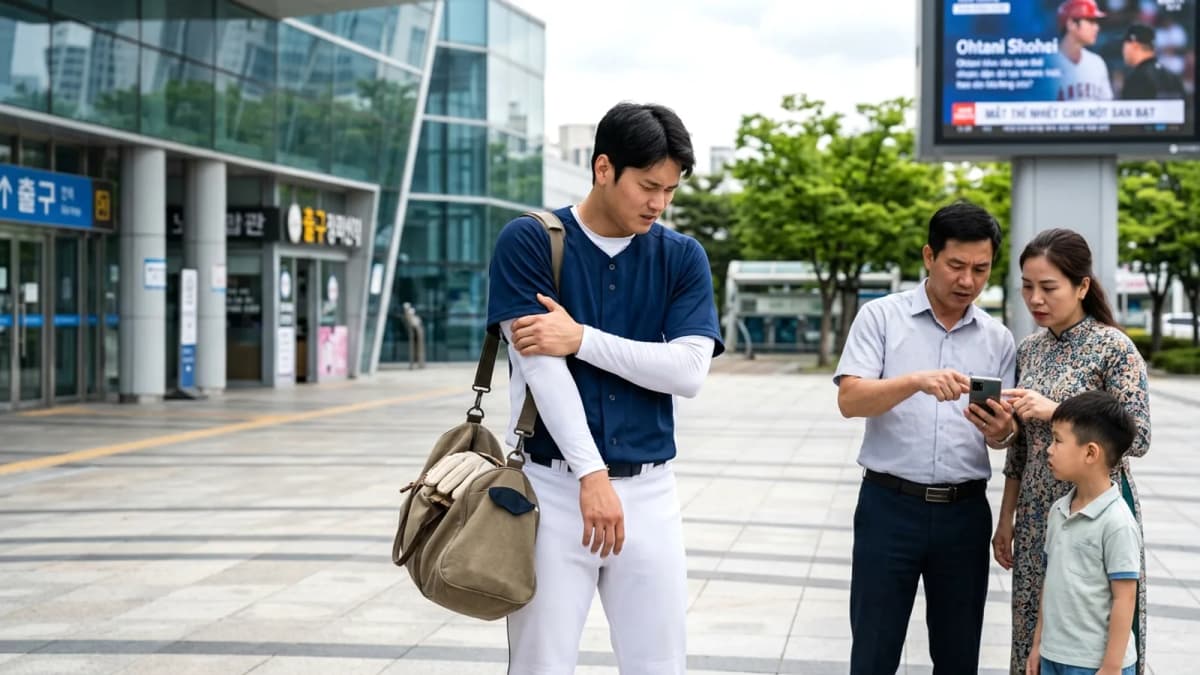 Ohtani Shōhei bị đau bắp tay phải sau trận đấu, sẽ nghỉ thi đấu một trận