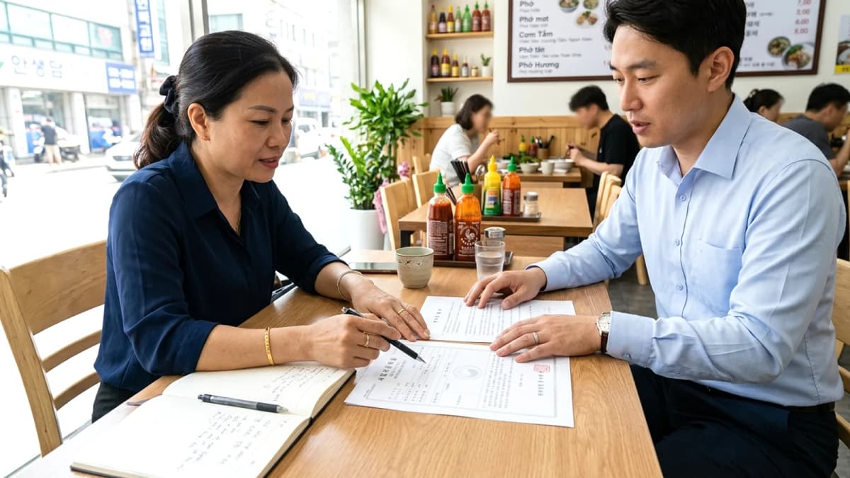 Pháp lý kinh doanh ở Hàn 2026