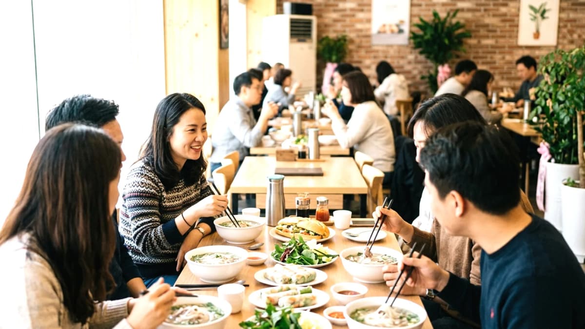 Quán ăn Việt Nam ngon tại Hàn Quốc