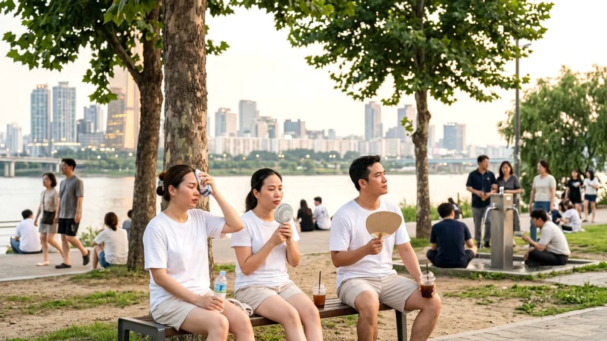 Seoul ghi nhận đêm nhiệt đới đầu tiên trong năm: Cảnh báo nắng nóng mở rộng
