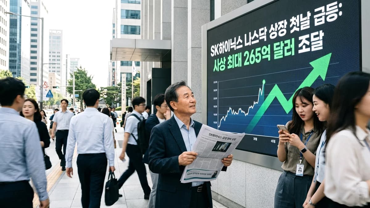 SK Hynix tăng mạnh ngày đầu niêm yết NASDAQ: Huy động kỷ lục 26,5 tỷ USD