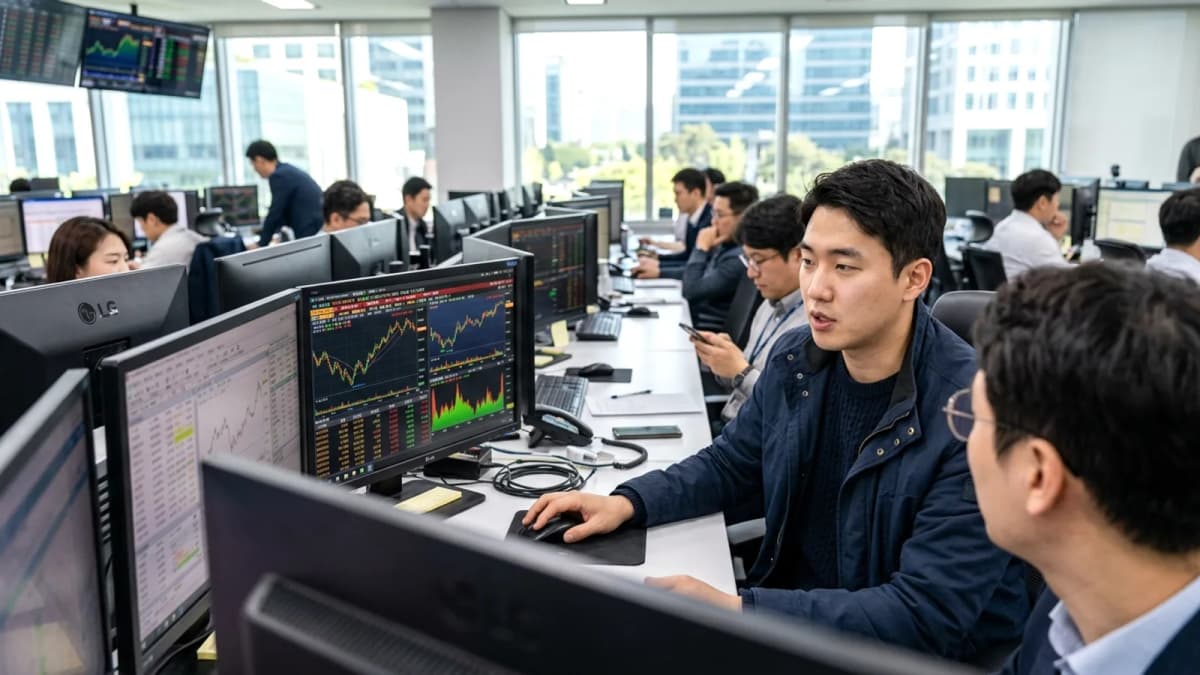 Thị trường chứng khoán Hàn Quốc biến động: Nhà đầu tư đổ xô vào ETF đòn bẩy và đảo chiều