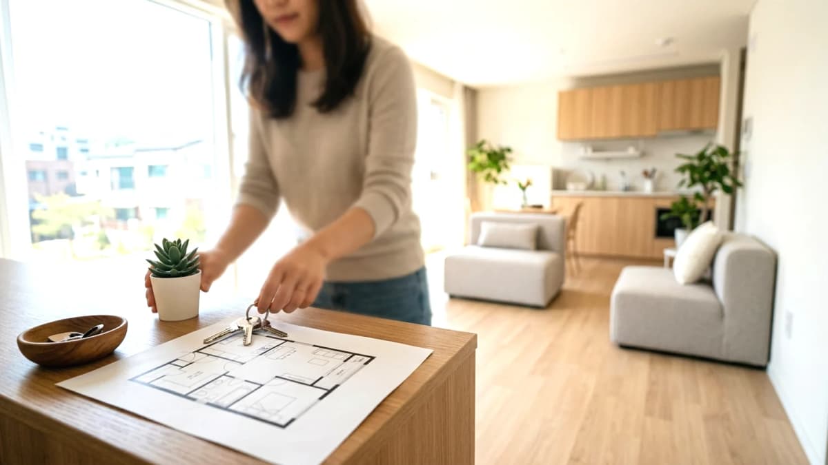 Thiết kế nội thất nhỏ gọn cho căn hộ Hàn Quốc