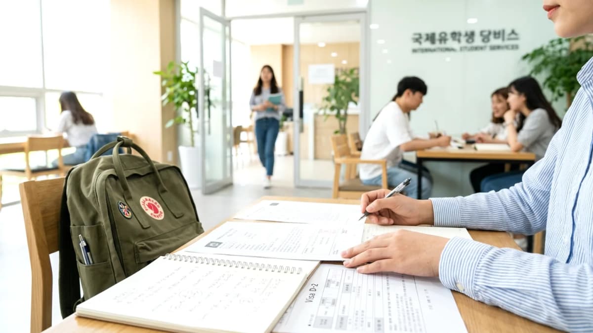 Visa D-2 ở Hàn 2026
