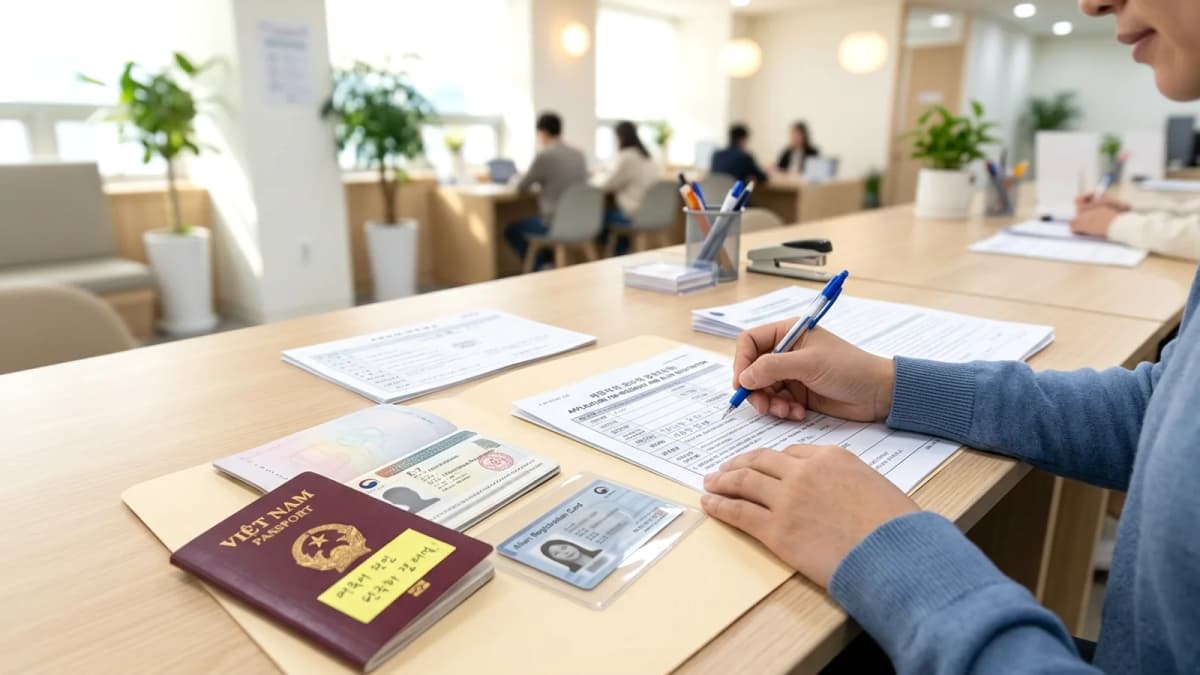 Visa lao động E-7: Chi phí và thủ tục