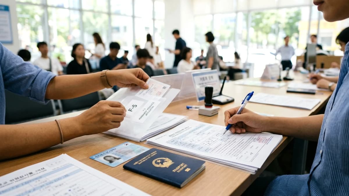 Visa vĩnh trú F-5 2026: Điều kiện và điểm